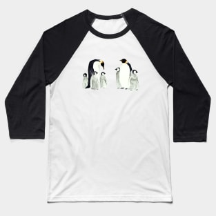 Emperor penguins Baseball T-Shirt